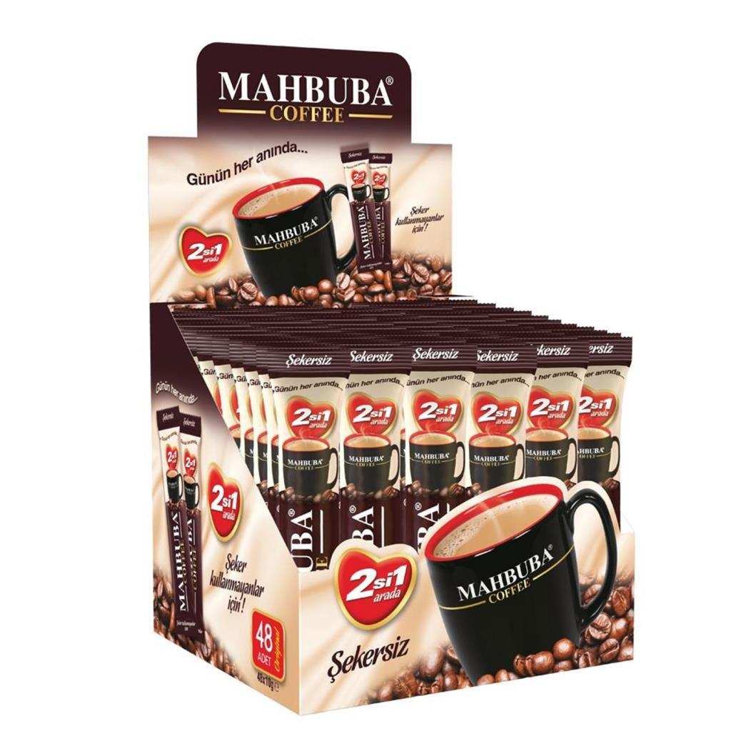 Mahbuba 2si1 Arada Şekersiz Kahve 48x10gr