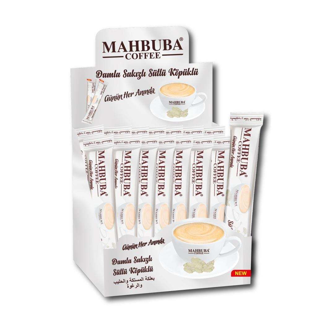 Mahbuba Damla Sakızlı Sütlü Köpüklü Kahve 48x17,5gr