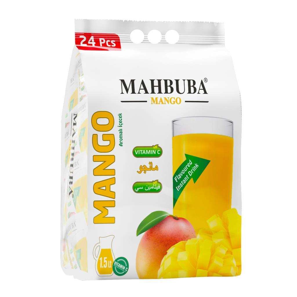 Mahbuba Mango Aromalı Toz İçecek 24x11.2gr Soğuk Veya Sıcak Tüketilebilir
